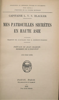 Mes patrouilles secrètes en Haute Asie