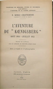 l'Aventure du Koenigsberg ,août 1914-juillet 1915