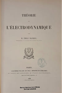 THEORIE DE L'ELECTRODYNAMIQUE