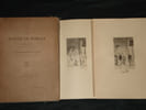 LE MAITRE DES FORGES DOUBLE SUITE SUR PAPIER IMPERIAL. DIX EAUX FORTES DE PAUL AVRIL. AVRIL PAUL