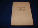 A l'appel de la liberte. HAINAUT (ADAM George)