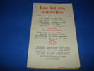 LES LETTRES NOUVELLES. N&deg;25. MARS 1955. COLLECTIF /CALVES Andr&eacute;/ MICHAUX Henri / LAWRENCE T.E. / ADA MOV Arthur / JEAN Marcel / THOMAS Dylan/ BARTHES ...
