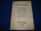 Change N&deg;1. Le Montage. EISENSTEIN / CHOMSKY / ROUBAUD / ROCHE / FAYE / PARIS JOYCE James