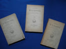 Lettres de M. de Marville Lieutenant G&eacute;n&eacute;ral de Police au Ministre Maurepas (1742-1747) 3 tomes. BOISLISLE A. De