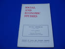 Social and Economic studies. Vol. 7 n&deg; 3. Collectif