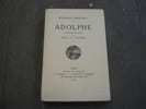 Adolphe. CONSTANT Benjamin - SOLOMKO Serge De
