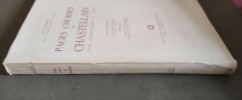 Pages choisies de Chastellain. Avec introduction et notes. Avant-propos de Gustave COHEN.. HOMMEL, Luc.