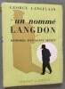 Un nomme Langdon. Memoires d'un agent secret.. LANGELAAN, G.