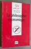 La Philosophie economique.. LEROUX, Alain & MARCIANO, Alain.