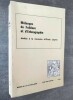 Melanges de Folklore et d'Ethnographie dédiés à la mémoire d'Elisee Legros.. [LEGROS] - COLLECTIF.