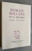 Romain Rolland et la Belgique. Hommages - Textes - Souvenirs.. [ROLLAND]. COLLECTIF.