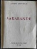 Sarabande.. MONTIGNAC, Pauline.