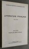 Littérature française : 1918-1940. Un choix pour une bibliothèque.. BERTIN, Charles et SION, Georges.