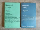 L'Egypte. 2 volumes.. HUSSEIN, Mahmoud.