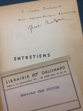 ENTRETIENS 1913-1952 avec André Parinaud, et D. Arban, J.L. Bédouin, R. Bélance, C. Chonez, P. Demarne, J.Duché, F. Dumont, C.-H. Ford, A. Patri et ...