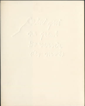 CELUI QUI NE PEUT SE SERVIR DES MOTS. Collectif : Alechinsky, Beckett, Bonnefoy, Butor, Dupin, Torreilles, etc. - BRAM VAN VELDE