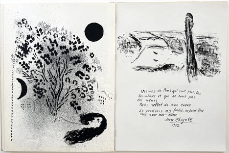 VERVE VOLUME VII. N° 27-28. Visions de Paris par Marc Chagall. Le chien aboyant à la Lune par Joan Miro. La Tristesse du ROI par Matisse, etc.. ...