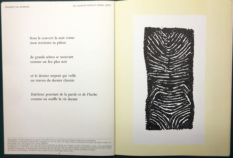 DERRIÈRE LE MIROIR N° 195. MAEGHT ÉDITEUR. Décembre 1971.. Artistes multiples : MIRO, CALDER, TAPIES, UBAC, BURY, RIOPELLE, CHILLIDA, GIACOMETTI, etc.
