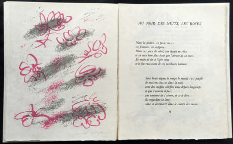 POÈMES INSOUMIS. Avec 8 lithographies originales d'André Masson. Exemplaire sur Japon Nacré avec suite signée (1963).. Léna LECLERCQ - André MASSON