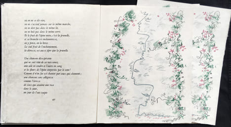 POÈMES INSOUMIS. Avec 8 lithographies originales d'André Masson. Exemplaire sur Japon Nacré avec suite signée (1963).. Léna LECLERCQ - André MASSON