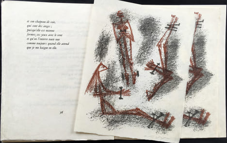 POÈMES INSOUMIS. Avec 8 lithographies originales d'André Masson. Exemplaire sur Japon Nacré avec suite signée (1963).. Léna LECLERCQ - André MASSON