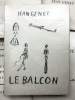 LE BALCON. Lithographie d'Alberto Giacometti.. GENET, Jean
