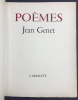 POÈMES. Première édition (1948).. GENET, Jean