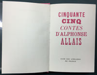 Cinquante cinq contes d'Alphonse Allais
