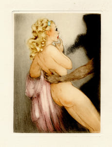 LES AMOURS DE PSYCHÉ ET DE CUPIDON. Pointes sèches de Louis Icart.