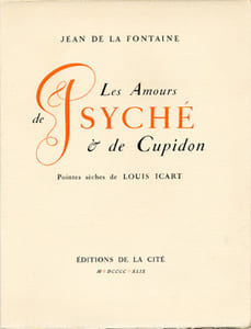 LES AMOURS DE PSYCHÉ ET DE CUPIDON. Pointes sèches de Louis Icart.