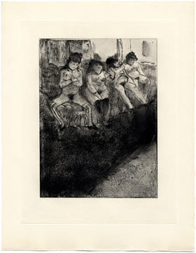 MIMES DES COURTISANES. Illustrations d'Edgar Degas gravées sur cuivre (1935).. LOUŸS, Pierre - DEGAS, Edgar