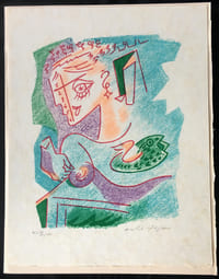 UNE ÉTOILE DE CRAIE. Seize ithographies originales d'André Masson.