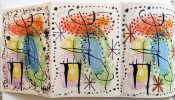 LA RAME ET LA ROUE. Lithographie de Joan Miro (1 des 25 de tête).. CAZELLES, René - Joan MIRO