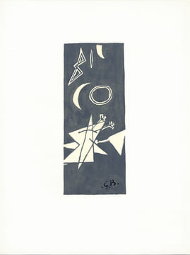 DERRIÈRE LE MIROIR N° 115. BRAQUE. Juin-Juillet 1959.
. BRAQUE, Georges - Georges Charbonnier.