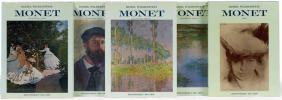 CLAUDE MONET. CATALOGUE RAISONNÉ (Peintures, pastels et dessins). 5 volumes. Complet. WILDENSTEIN, Daniel