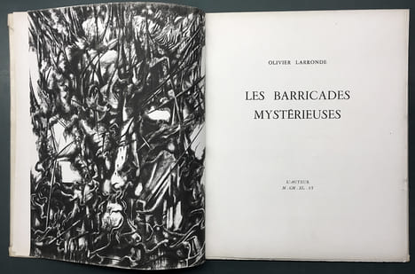 LES BARRICADES MYSTÉRIEUSES. LARRONDE, Olivier