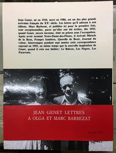 LETTRES A OLGA ET MARC BARBEZAT