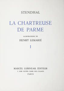 LA CHARTREUSE DE PARME. 54 aquarelles d' Henry Lemarié.