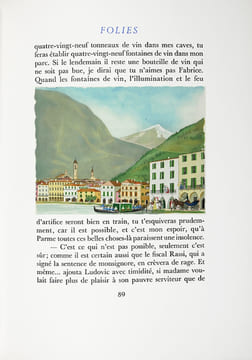 LA CHARTREUSE DE PARME. 54 aquarelles d' Henry Lemarié. . STENDHAL (Henri Beyle, dit) - LEMARIÉ, Henry