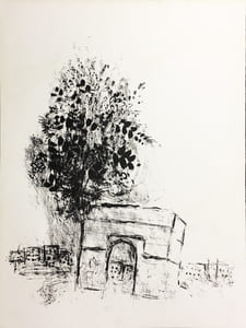 La Tour Eiffel. Lithographie originale pour VISION DE
PARIS. VERVE VOLUME VII. Nos 27-28. 1952.