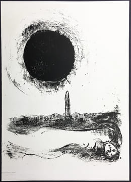 Le Peintre et ses Modèles.Lithographie originale pour VISION
DE PARIS. VERVE VOLUME VII. Nos 27-28. 1952.. CHAGALL, Marc