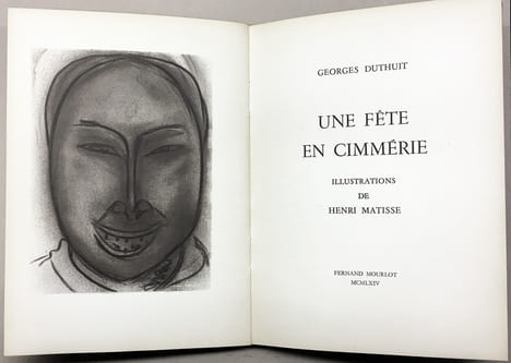 UNE FÊTE EN CIMMÉRIE. Illustrations de Henri Matisse. DUTHUIT, Georges