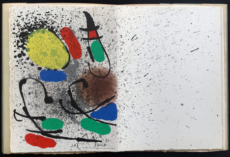 ERRANTES GRAMINÉES. Avec une lithographie de Joan Miró.. TORREILLES, Pierre - MIRÓ -Joan