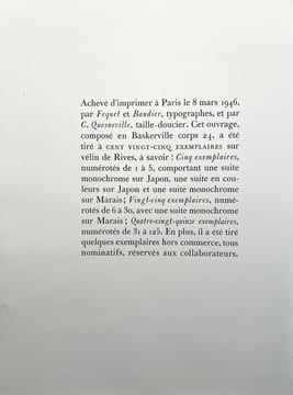 LES CHANSONS DE BILITIS, traduites du Grec par Pierre Louÿs.. LOUYS, Pierre - BERQUE, Jean