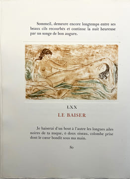 LES CHANSONS DE BILITIS, traduites du Grec par Pierre Louÿs.. LOUYS, Pierre - BERQUE, Jean