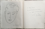 PIERRES LEVÉES, poèmes. Paris 1948 Avec un lithographie de Henri Matisse, signée.. ROMAINS, Jules - MATISSE, Henri
