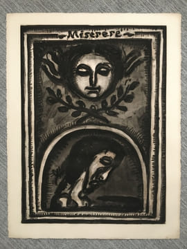 MISERERE. 58 gravures originales (La suite complète enrichie de planches inédites signées). Éditions de l’étoile filante, 1948.. ROUAULT, Georges