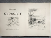 LES GEORGIQUES - GEORGICA. 119 eaux-fortes originales dont 46 signées au crayon par l'artiste.