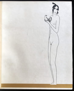 Histoire charmante de l’adolescente Sucre d’amour. L'un des 25 ex. peints à la main dans les ateliers de Jean Dunand.