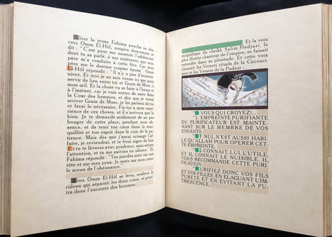 Histoire charmante de l’adolescente Sucre d’amour. L'un des 25 ex. peints à la main dans les ateliers de Jean Dunand.. MARDRUS, Joseph Charles - ...